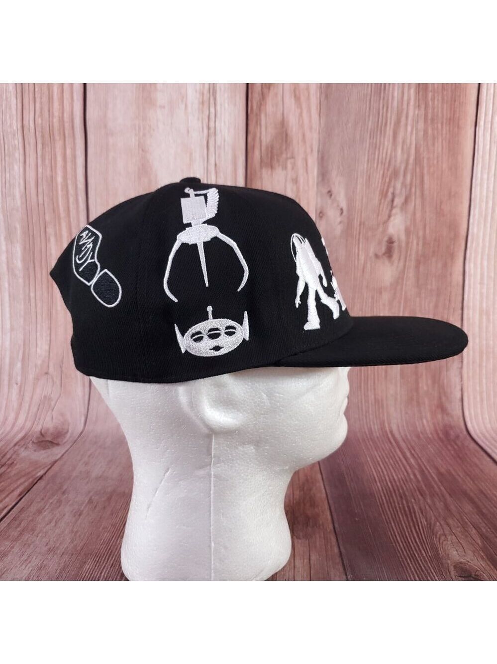 Rare Disney Pixar Toy Story Snapback Hat Unisex One Size Adjustable Black - Picture 3 of 16